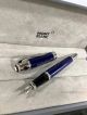 AAA Replica Mont blanc Jules Verne Blue Fountain Pen (4)_th.jpg